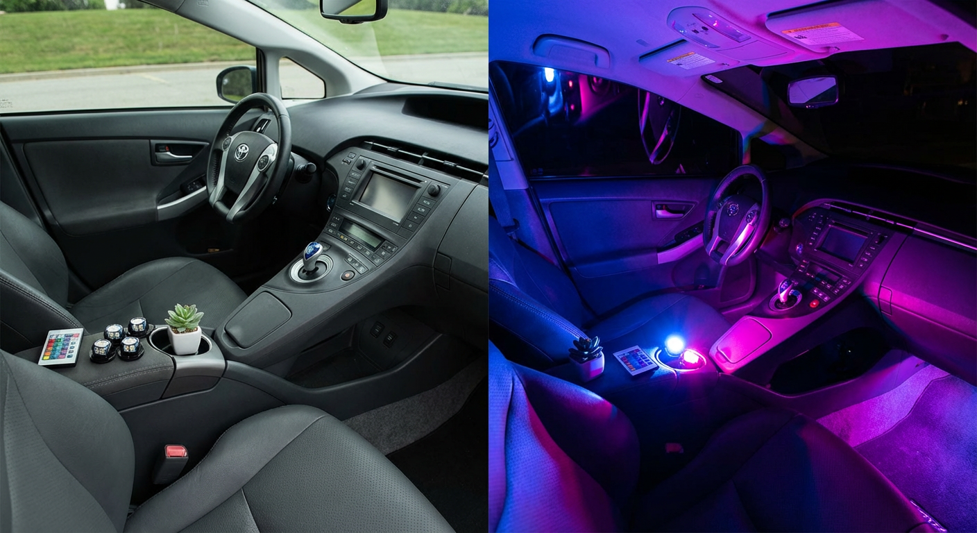 Luxury led car